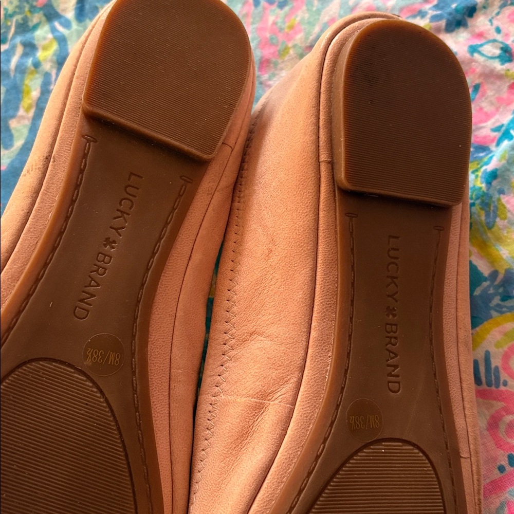 Lucky Brand Beige Ballet Flats - Picture 3 of 5